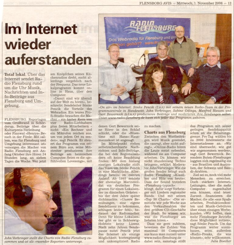 über uns Radio Flensburg